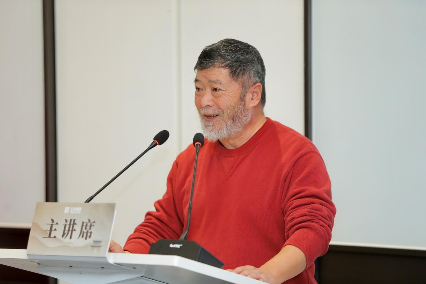 图3 敦煌艺术守护者牛玉生分享"文化传承"来自恭和家园书画组的曹大元