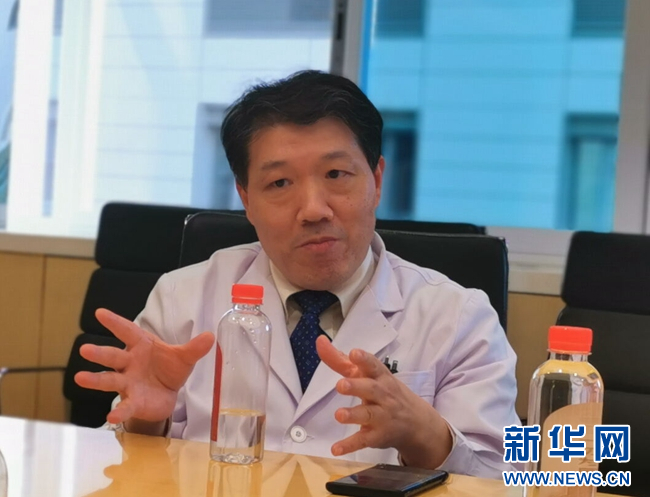 图为北京协和医院眼科主任陈有信.新华网发