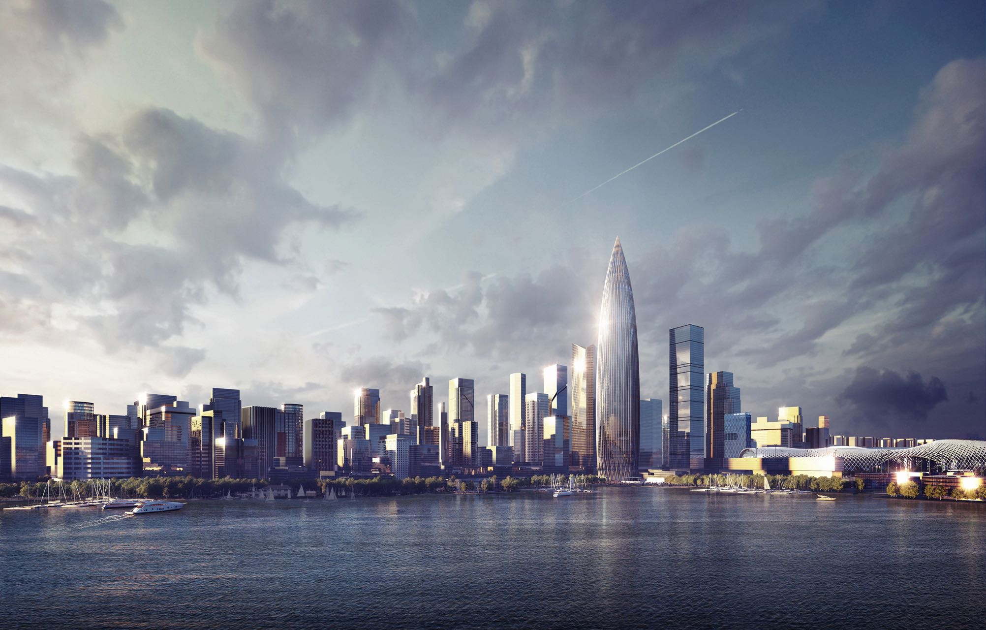 位于深圳后海中心区核心位置华润集团总部大厦 新华网发长期主义 稳健