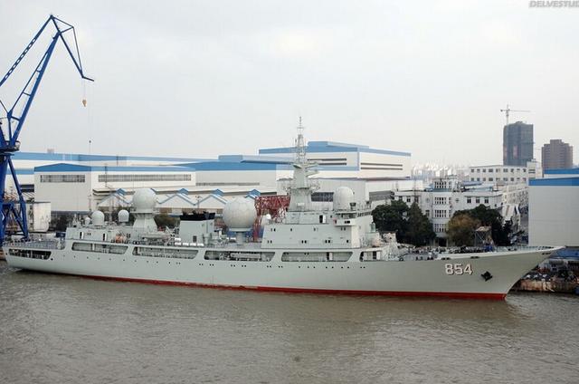 专家:中国新电子侦察船下水 猛增远海斗争优势