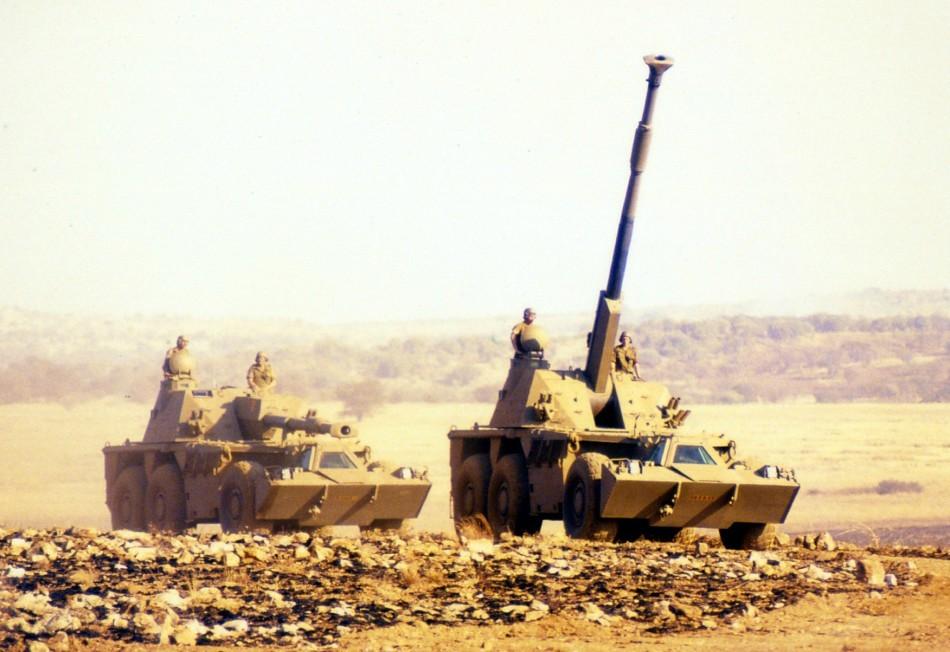 组图非洲雄狮南非军工杰作g6自行火炮