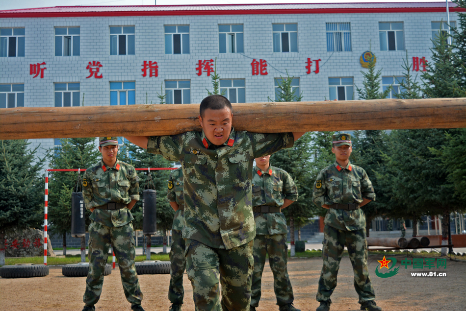 武警官兵烈日下训练擒敌动作有够酷