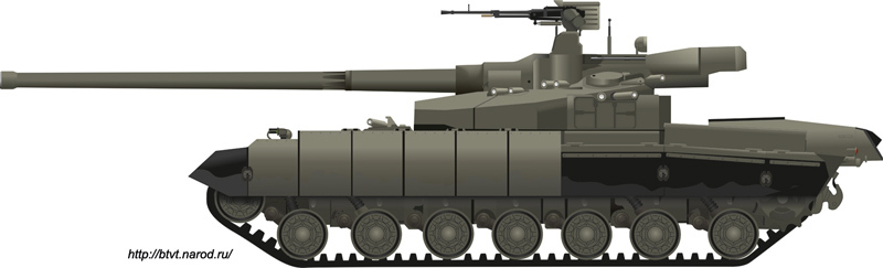 造型前卫曝苏联两款无人炮塔型坦克下马方案