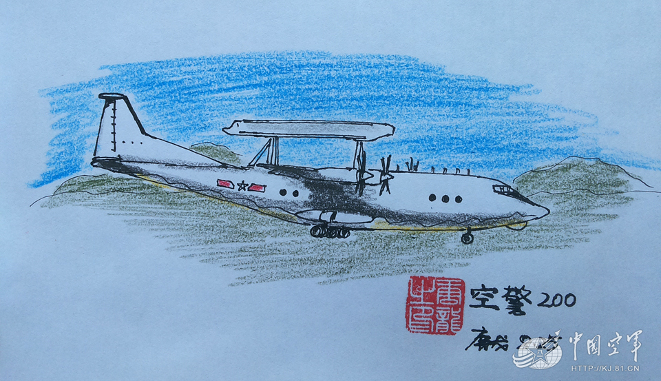 组图:空军机务兵手绘胜利日阅兵各型飞机 -新华时政-新华网