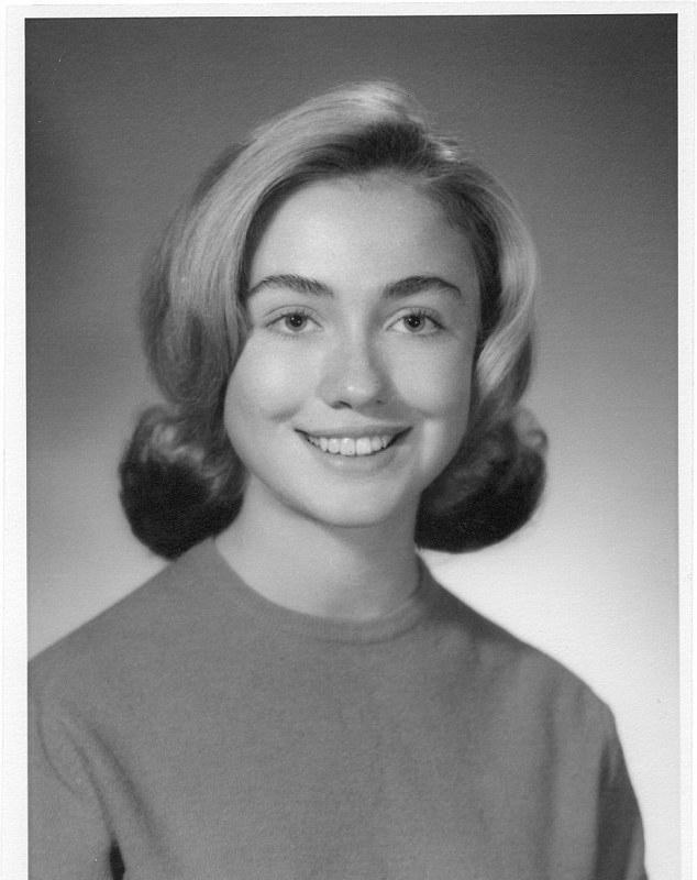 希拉里自爆年轻时期的生活照