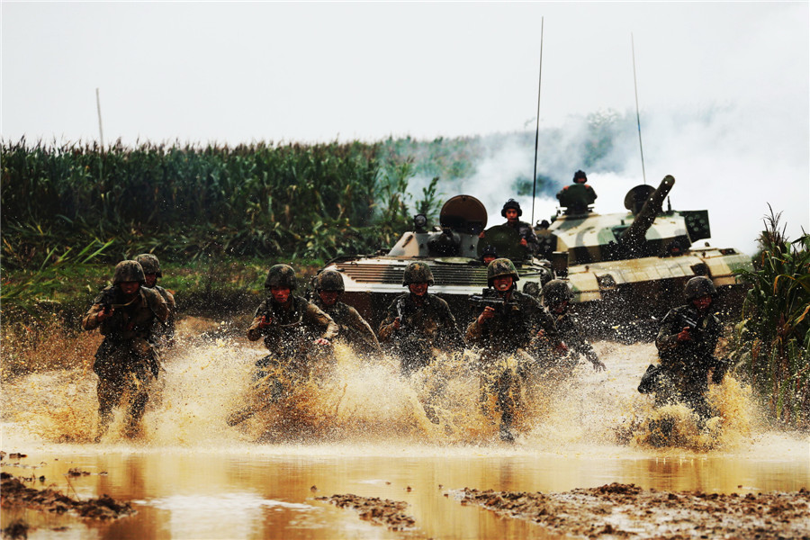 连队官兵时刻冲锋在前,排障在先