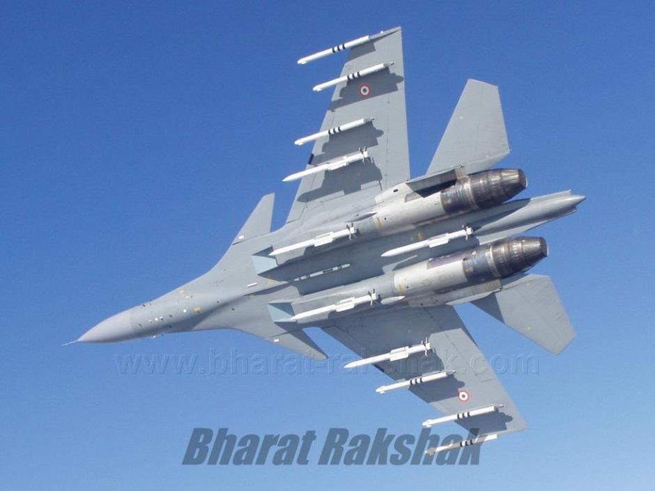 印度苏-30mki携带了12枚空空导弹,数量相当可观.