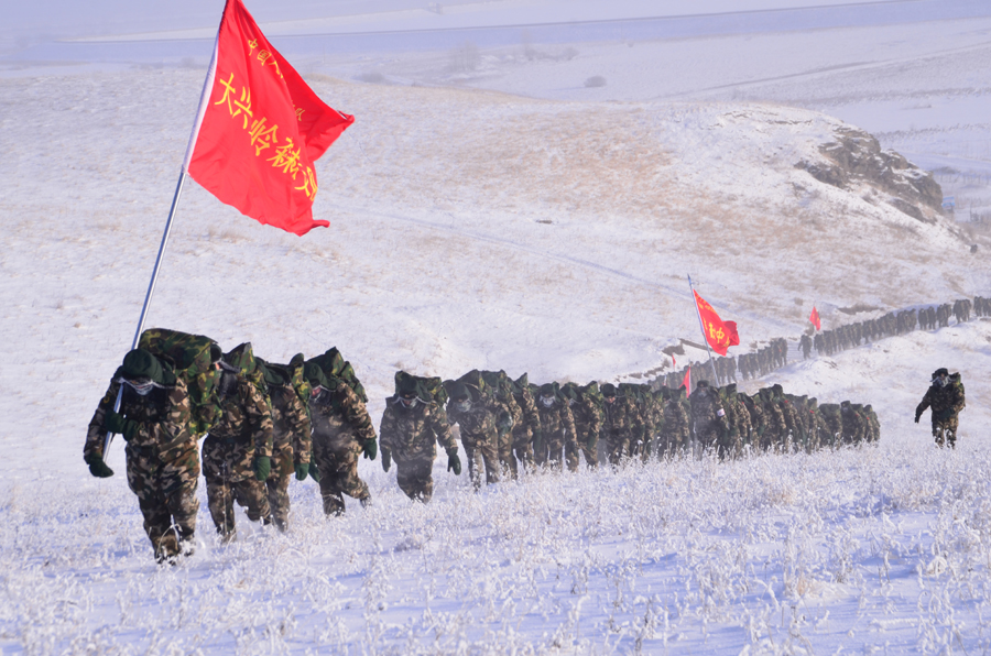 大兴安岭森林武警林海雪原砺精兵