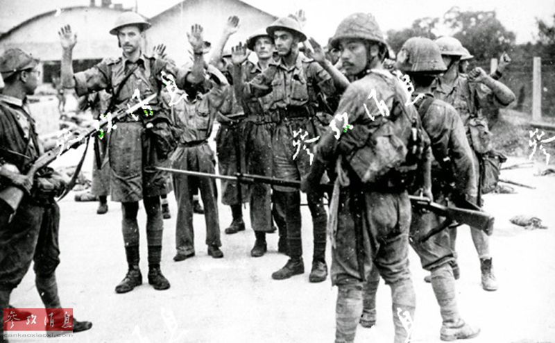 老照片二战日军银轮部队进攻菲律宾