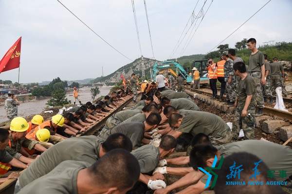 第27集团军连续奋战29小时抢通石太铁路河北段