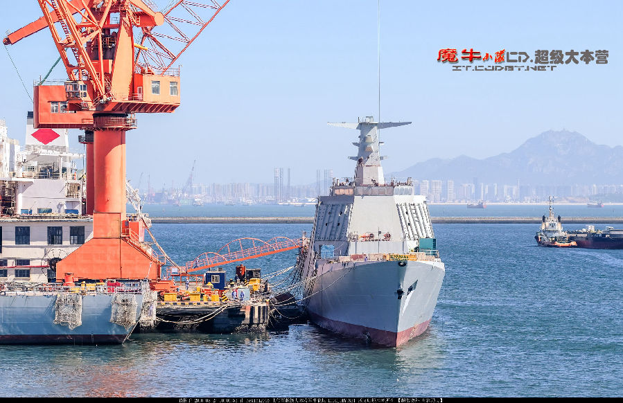 001a航母最近建造进展曝光已看到舰岛