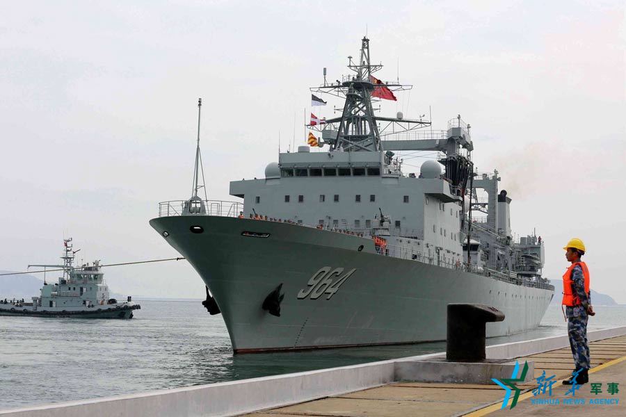 中国海军南海舰队远海编队训练启航