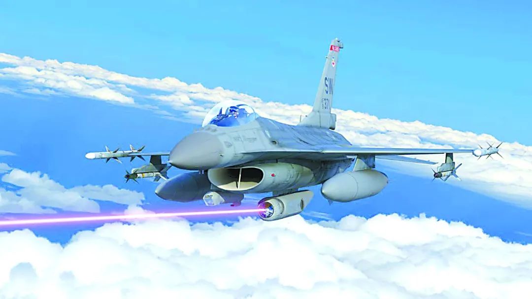 美国空军F-16战斗机挂载激光武器。（洛克希德&middot;马丁公司网站）