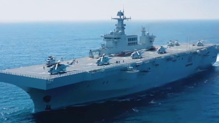 听075型两栖攻击舰海南舰舰长张美玉讲述-新华网