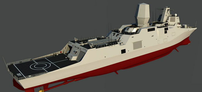 055型驱逐舰最新想象图