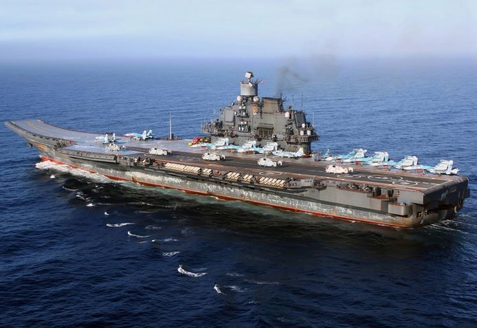 俄航母将全副武装开赴地中海东部执行任务