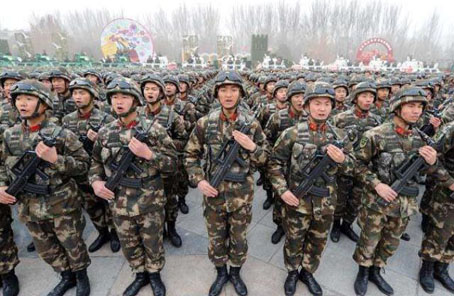 新疆军区某师评选"感动天山雄师十大人物"