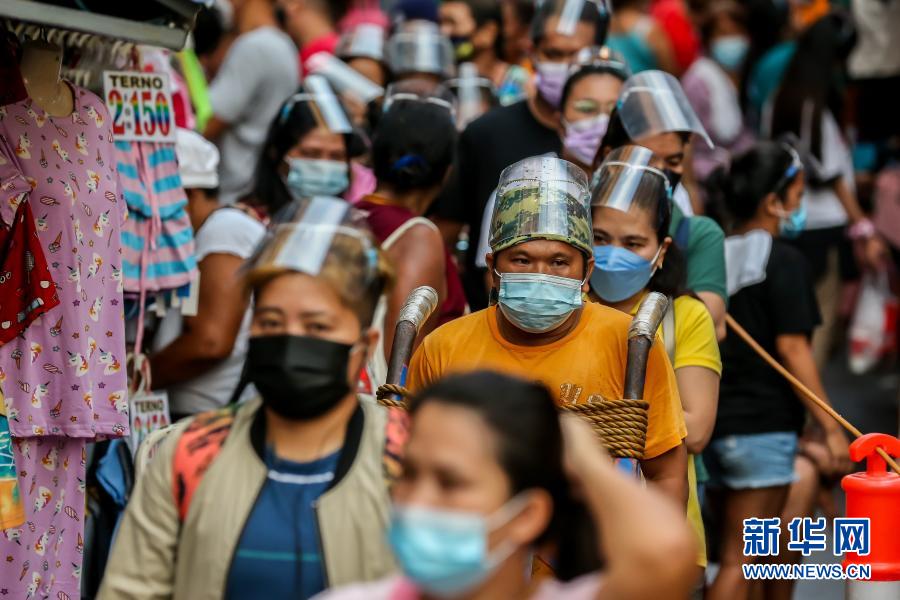 菲律宾日增新冠确诊病例创新高