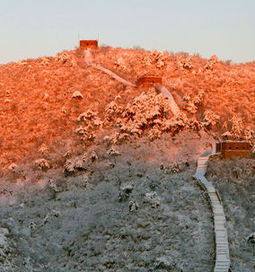 北京 长城大雪美如画