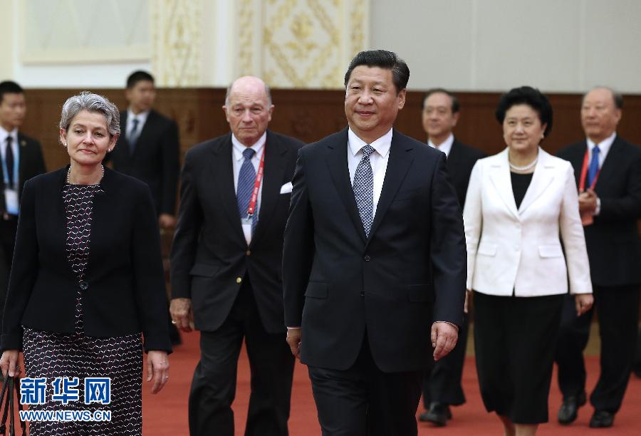 6月3日，国家主席习近平在北京人民大会堂出席2014年国际工程科技大会并发表题为《让工程科技造福人类、创造未来》的主旨演讲。新华社记者 庞兴雷 摄