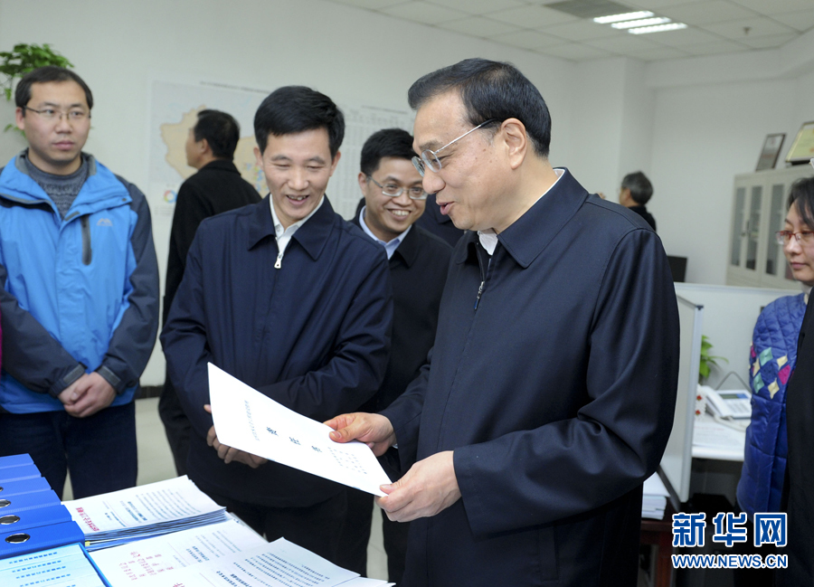 李克强在水利部考察