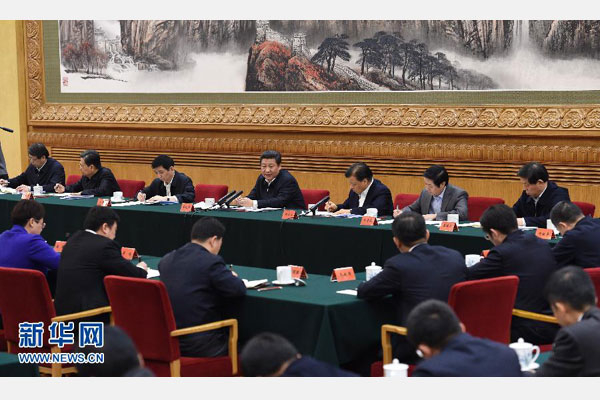 1月12日,中共中央总书记、国家主席、中央军委主席习近平在北京主持召开座谈会,同中央党校第一期县委书记研修班学员进行座谈并发表重要讲话。新华社记者 饶爱民 摄 1月12日,中共中央总书记、国家主席、中央军委主席习近平在北京主持召开座谈会,同中央党校第一期县委书记研修班学员进行座谈并发表重要讲话。新华社记者 饶爱民 摄