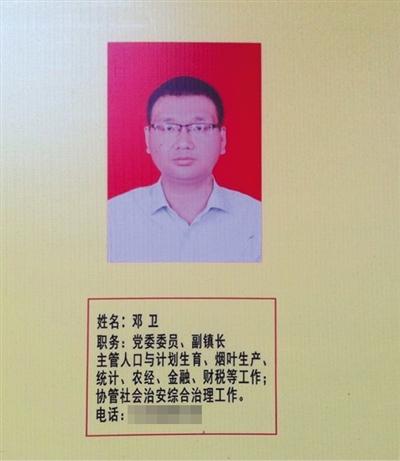 江西一副镇长因不雅照被查 回应称说来话长(图)