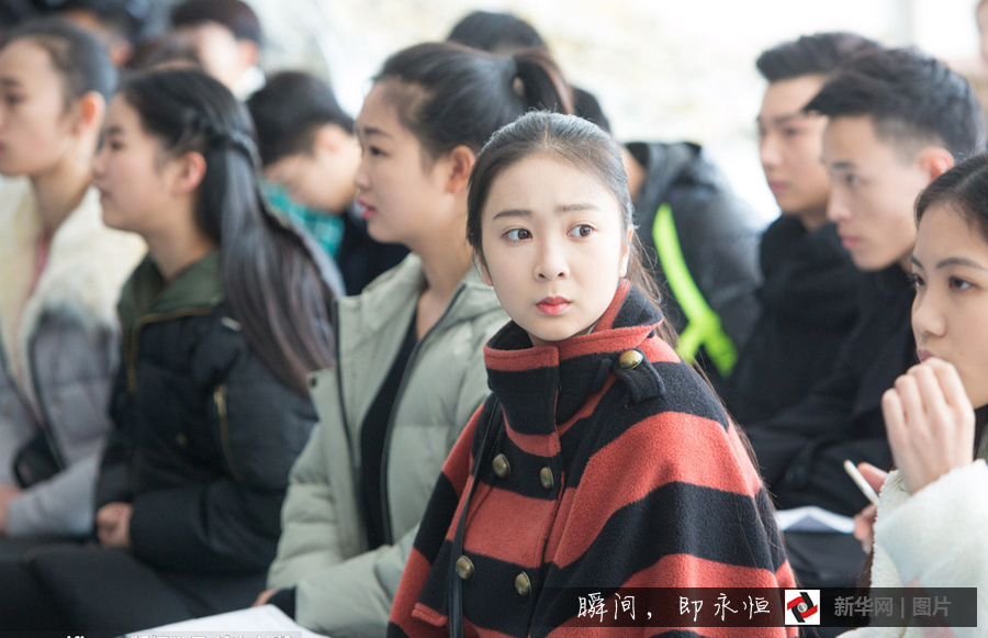 冬日里的风景 浙江艺考清纯考生颜值爆表