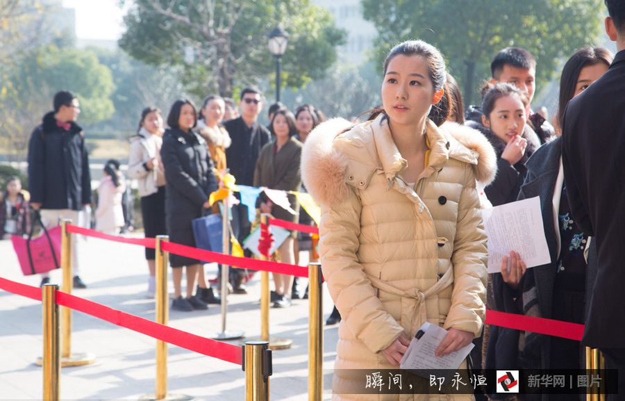 冬日里的风景 浙江艺考清纯考生颜值爆表