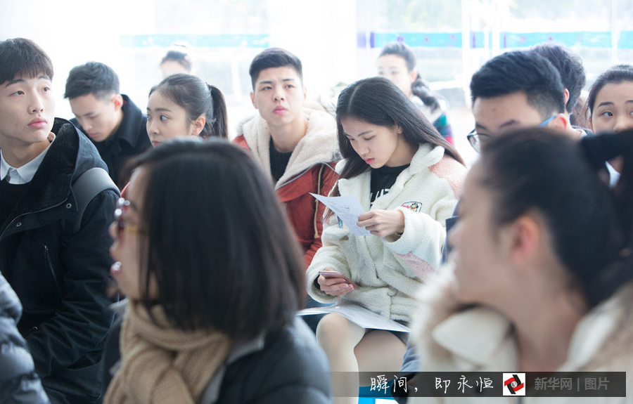 冬日里的风景 浙江艺考清纯考生颜值爆表