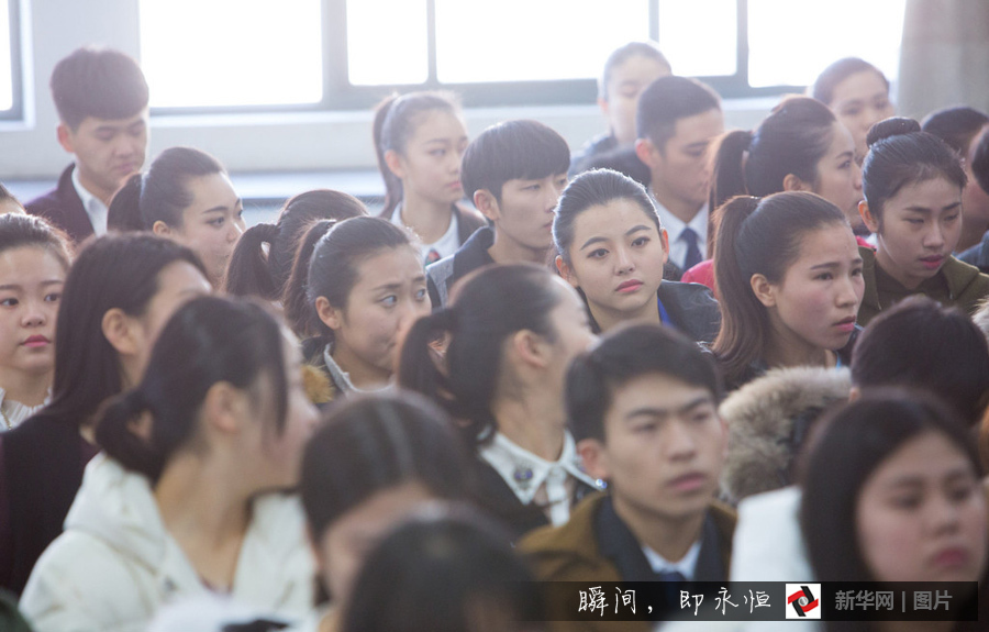 冬日里的风景 浙江艺考清纯考生颜值爆表