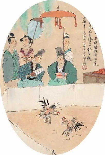 古代清明盛行斗鸡,斗鸡由清明开始,斗到夏至为止.