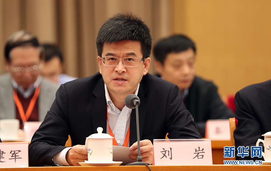 上海市科技党工委书记刘岩发言