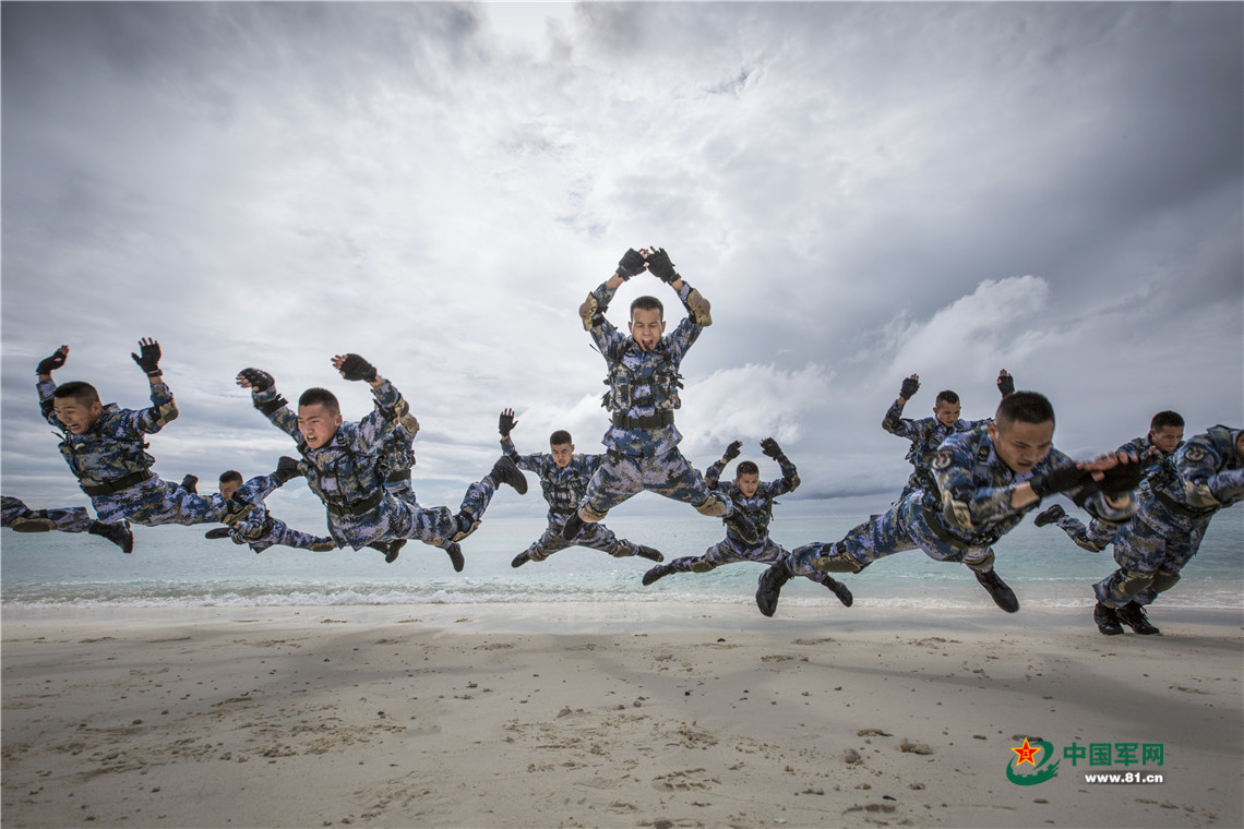 这里碧海蓝天永不迷航这里军事训练似唯美大片