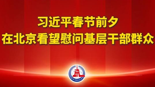 视频丨习近平春节前夕在北京看望慰问基层干部群众