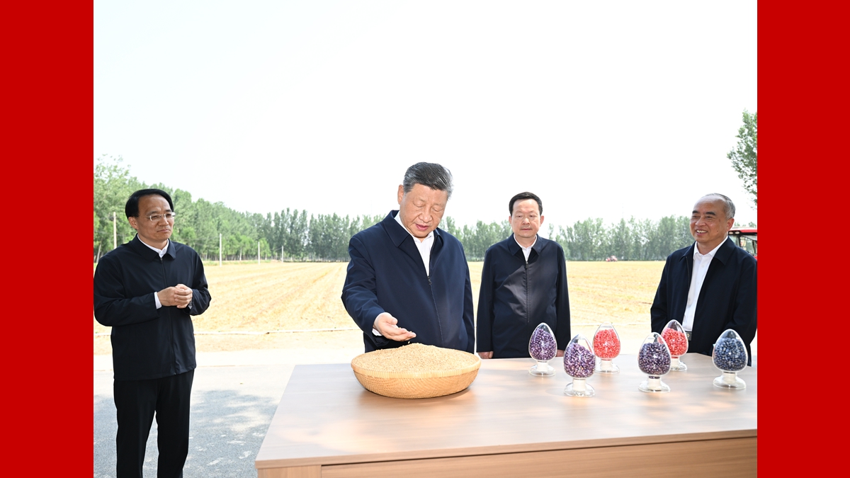 习近平在山东德州考察