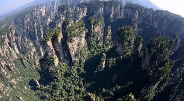 航拍世界自然遗产&mdash;&mdash;武陵源风景名胜区