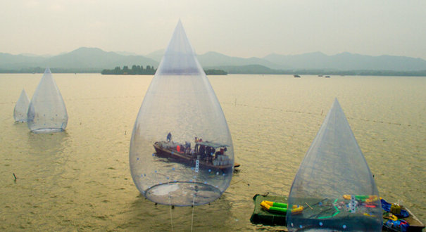 西湖&ldquo;小水滴&rdquo;其实很高大