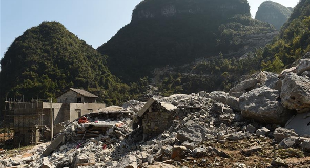 广西都安发生山体崩塌6人遇难