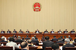 十二届全国人大常委会第三十一次会议举行第二次全体会议