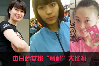 中日韩女排&ldquo;萝莉&rdquo;大比拼