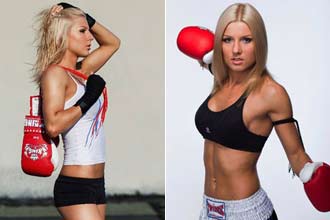 泰拳第一美女写真 性感娇娃诠释功夫魅力[组图]