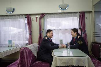 铁路夫妻的短暂相聚