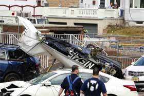 美一小型飞机在新泽西坠毁