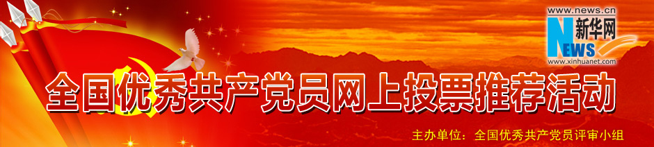 投票范围为全国优秀共产党员评审小组公布的全国优秀共产党员预备人选