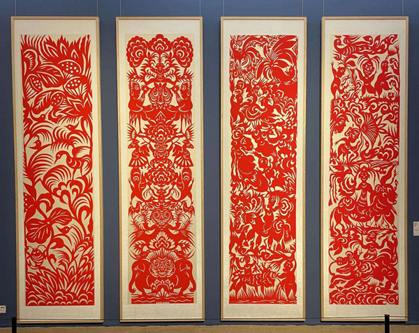 "大道至剪——张永忠剪纸艺术作品展"在中国美术馆开幕-新华网