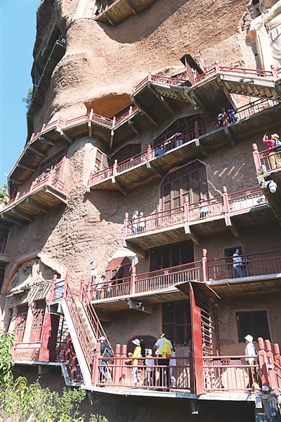 乐游麦积山石窟-新华网