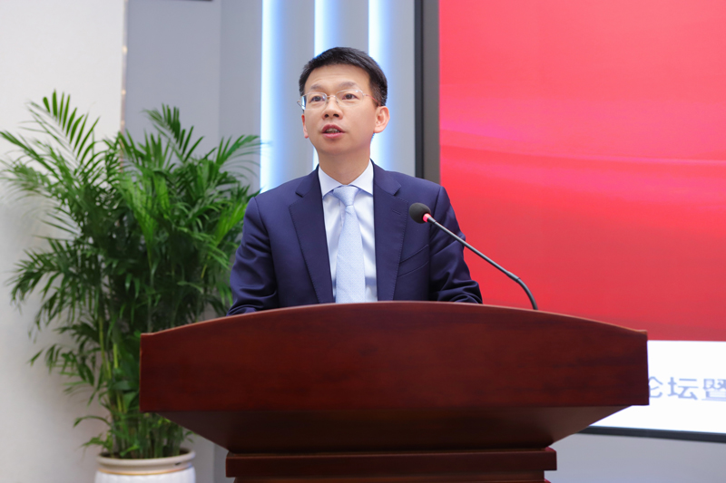廖鸿程出席论坛并致辞。