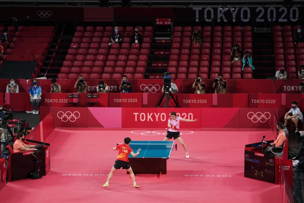 中国东京奥运会乒乓球图片