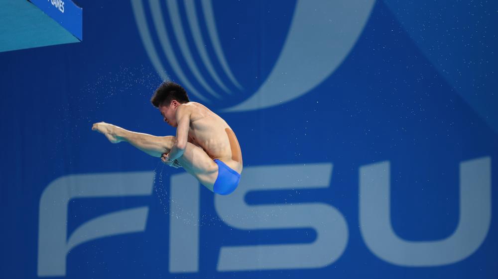 成都大运会｜跳水&mdash;&mdash;男子跳台：黄子淦、杨凌分获冠亚军